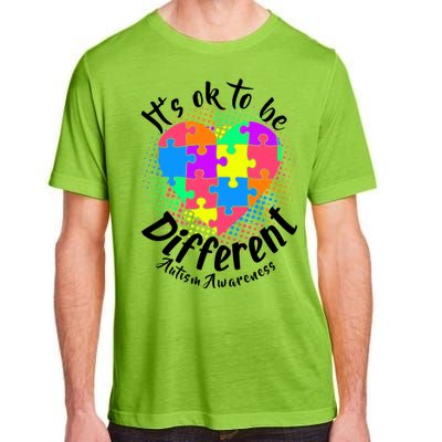 It's Ok To Be Different Autism Awareness Adult ChromaSoft Performance T-Shirt