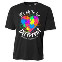 It's Ok To Be Different Autism Awareness Cooling Performance Crew T-Shirt