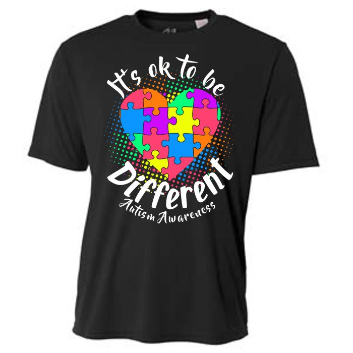 It's Ok To Be Different Autism Awareness Cooling Performance Crew T-Shirt