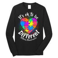 It's Ok To Be Different Autism Awareness Long Sleeve Shirt