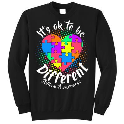 It's Ok To Be Different Autism Awareness Sweatshirt