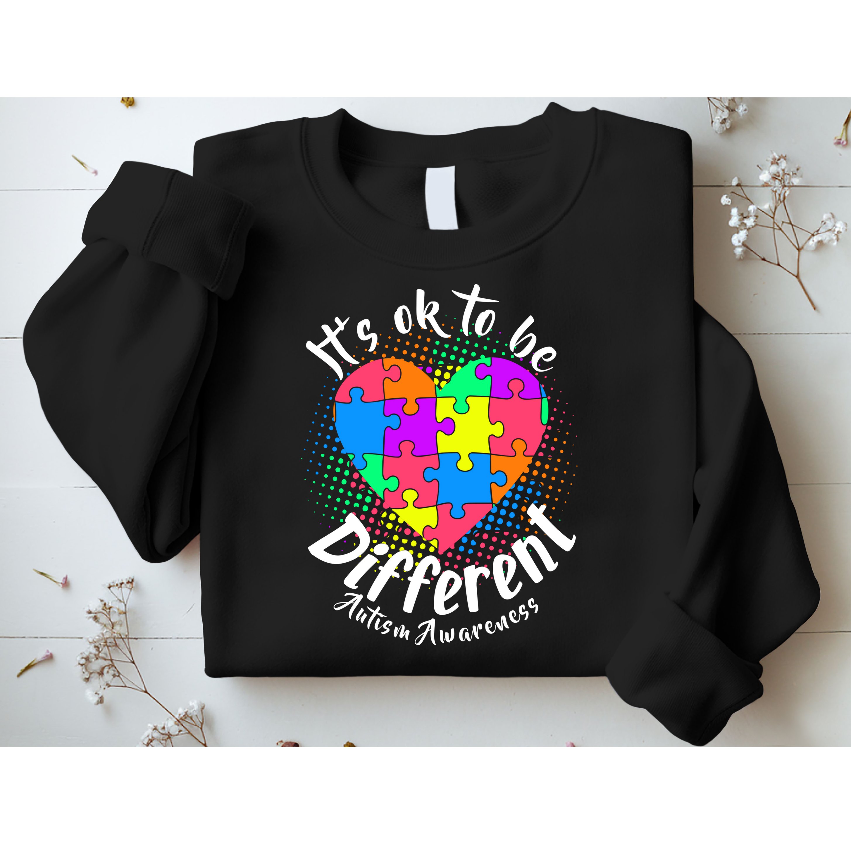 It's Ok To Be Different Autism Awareness Sweatshirt