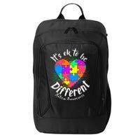 It's Ok To Be Different Autism Awareness City Backpack