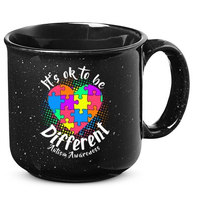 It's Ok To Be Different Autism Awareness 15oz Campfire Ceramic Mug