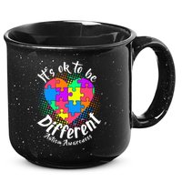 It's Ok To Be Different Autism Awareness 15oz Campfire Ceramic Mug