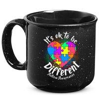 It's Ok To Be Different Autism Awareness 15oz Campfire Ceramic Mug