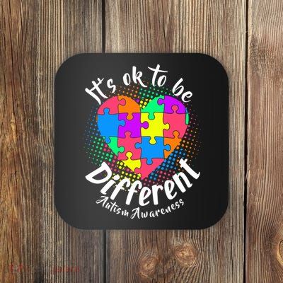 It's Ok To Be Different Autism Awareness Coaster