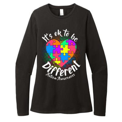 It's Ok To Be Different Autism Awareness Womens CVC Long Sleeve Shirt