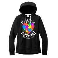 It's Ok To Be Different Autism Awareness Women's Fleece Hoodie