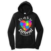 It's Ok To Be Different Autism Awareness Women's Pullover Hoodie