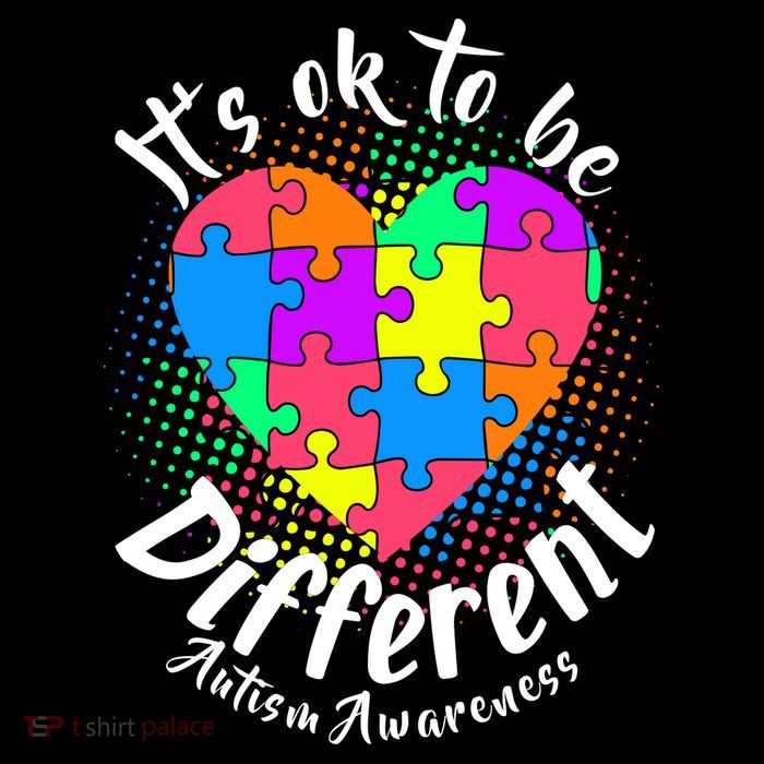 It's Ok To Be Different Autism Awareness Cooling Performance Long Sleeve Crew