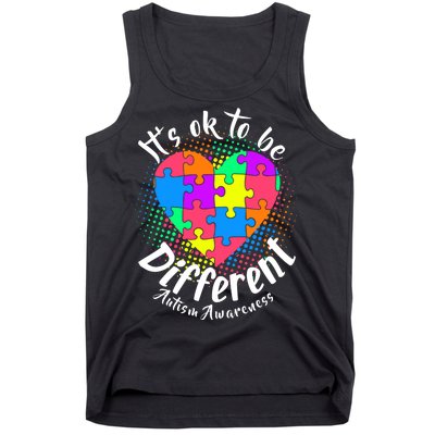 It's Ok To Be Different Autism Awareness Tank Top