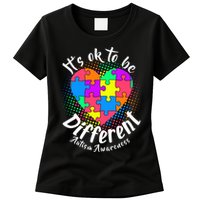 It's Ok To Be Different Autism Awareness Womens T-Shirt
