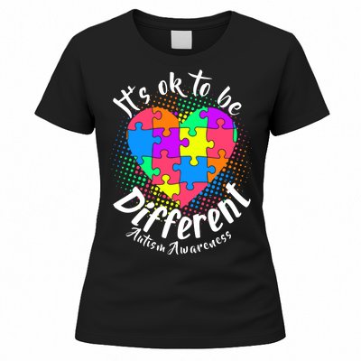 It's Ok To Be Different Autism Awareness Women's T-Shirt