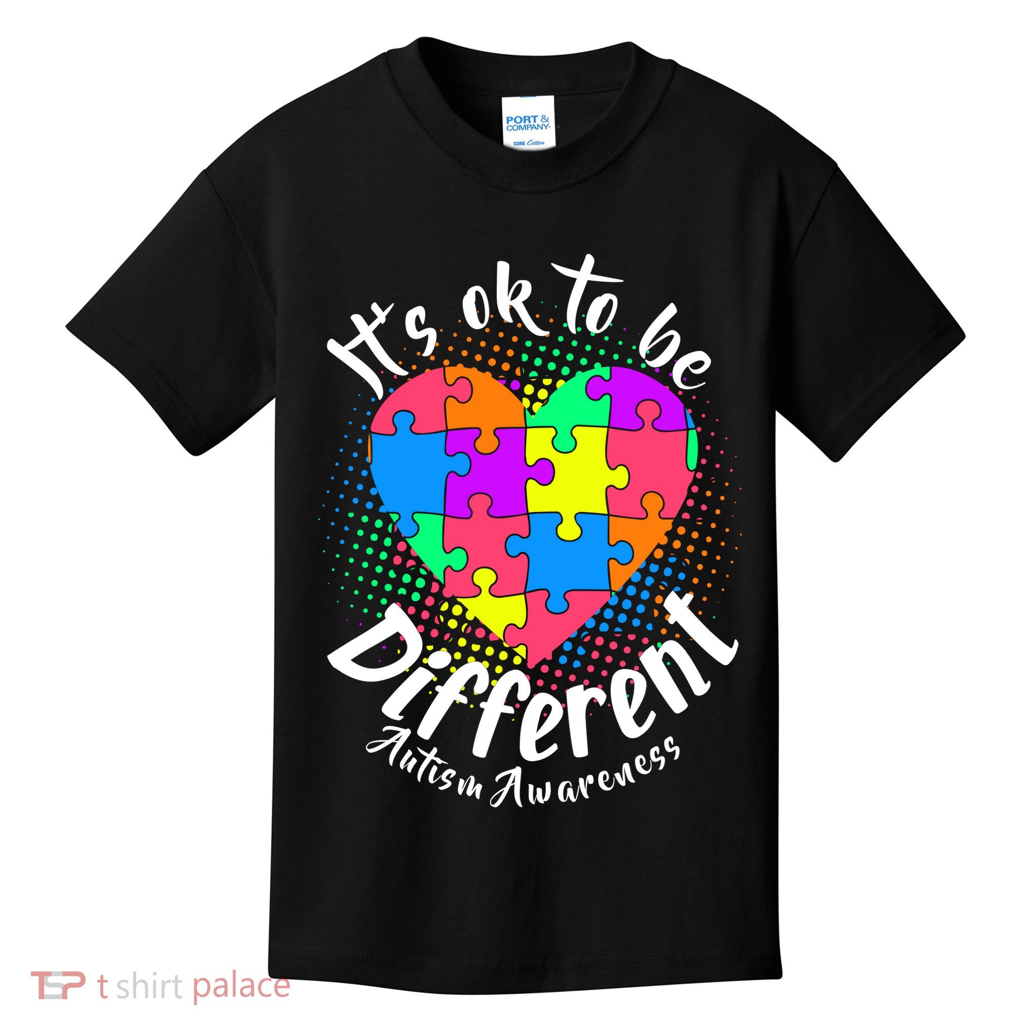 It's Ok To Be Different Autism Awareness Kids T-Shirt