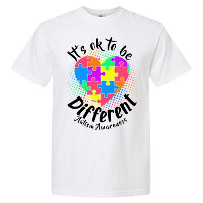 It's Ok To Be Different Autism Awareness Garment-Dyed Heavyweight T-Shirt