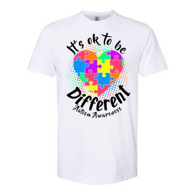 It's Ok To Be Different Autism Awareness Softstyle CVC T-Shirt