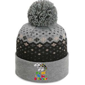 It's Ok To Be Different Autism Awareness Video Gamer  The Baniff Cuffed Pom Beanie