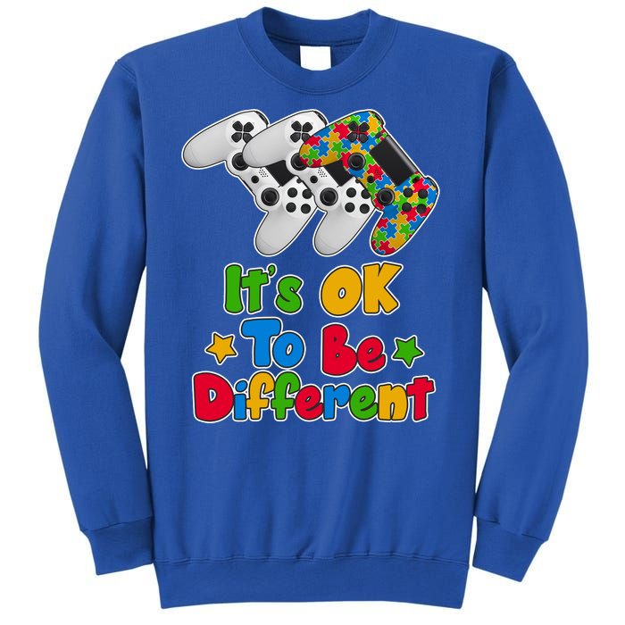 It's Ok To Be Different Autism Awareness Video Gamer  Sweatshirt