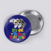 It's Ok To Be Different Autism Awareness Video Gamer  Button