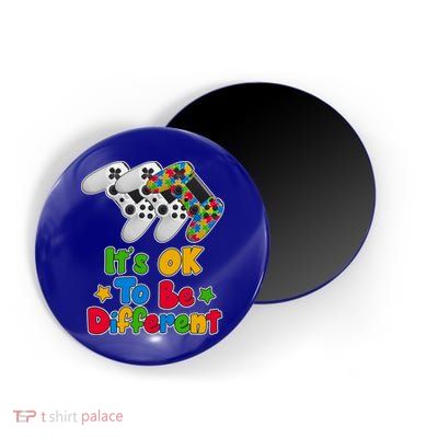 It's Ok To Be Different Autism Awareness Video Gamer  Magnet