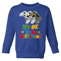 It's Ok To Be Different Autism Awareness Video Gamer  Toddler Sweatshirt