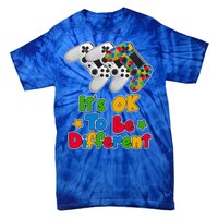 It's Ok To Be Different Autism Awareness Video Gamer  Tie-Dye T-Shirt