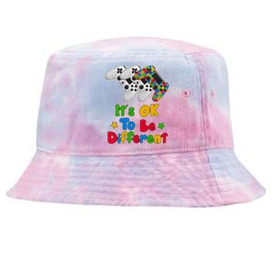 It's Ok To Be Different Autism Awareness Video Gamer  Tie-Dyed Bucket Hat