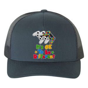 It's Ok To Be Different Autism Awareness Video Gamer  Yupoong Adult 5-Panel Trucker Hat