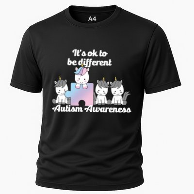 It's Ok To Be Different Autism Unicorn Puzzle Performance Shirt
