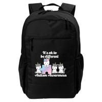 It's Ok To Be Different Autism Unicorn Puzzle Backpack