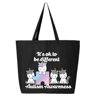 It's Ok To Be Different Autism Unicorn Puzzle 25L Jumbo Tote