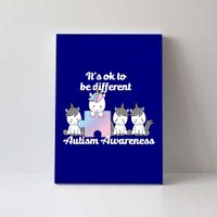 It's Ok To Be Different Autism Unicorn Puzzle Canvas