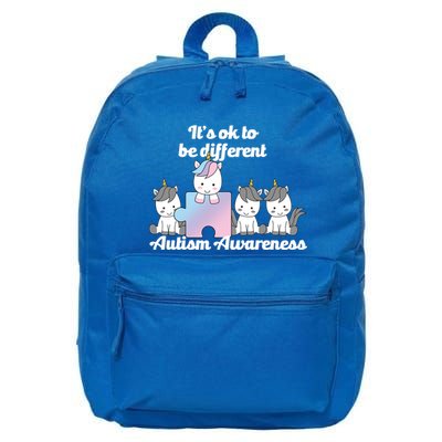 It's Ok To Be Different Autism Unicorn Puzzle 16 in Basic Backpack