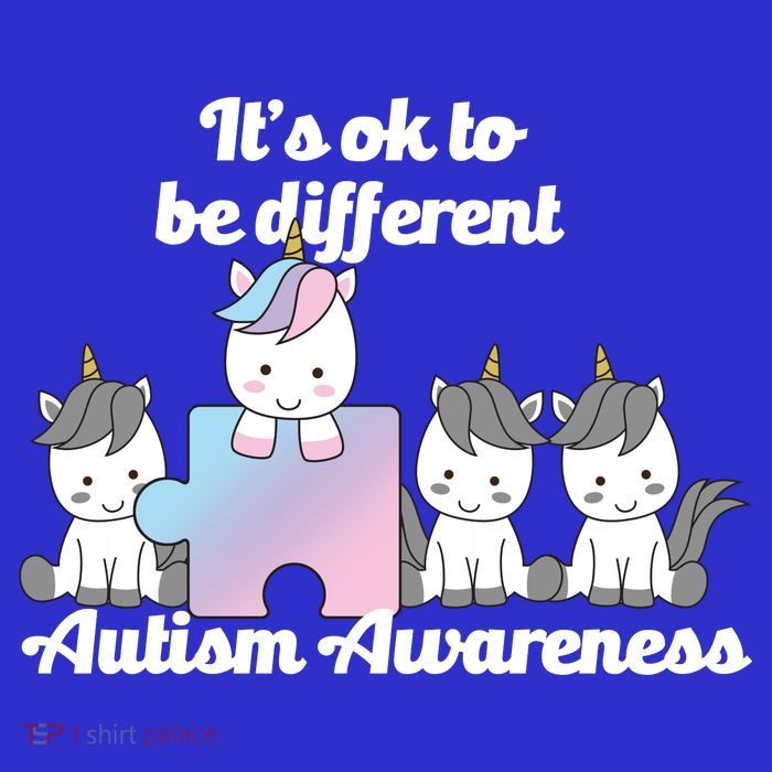 It's Ok To Be Different Autism Unicorn Puzzle Baby Bodysuit