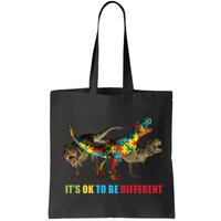 It's Ok To Be Different Dinosaur Autism Awareness Bag