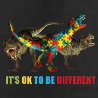 It's Ok To Be Different Dinosaur Autism Awareness Trucker Hat