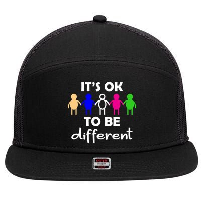 It's Ok To Be Different Equality 7 Panel Mesh Trucker Snapback Hat