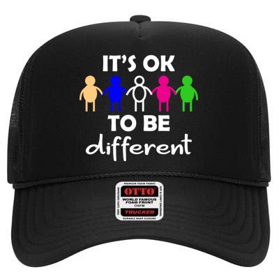 It's Ok To Be Different Equality High Crown Mesh Back Trucker Hat