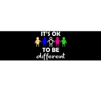 It's Ok To Be Different Equality Bumper Sticker