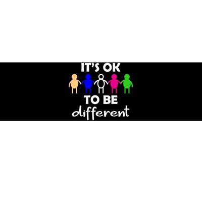 It's Ok To Be Different Equality Bumper Sticker