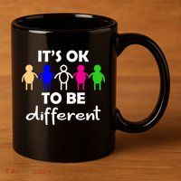 It's Ok To Be Different Equality 11oz C Handle Ceramic Mug