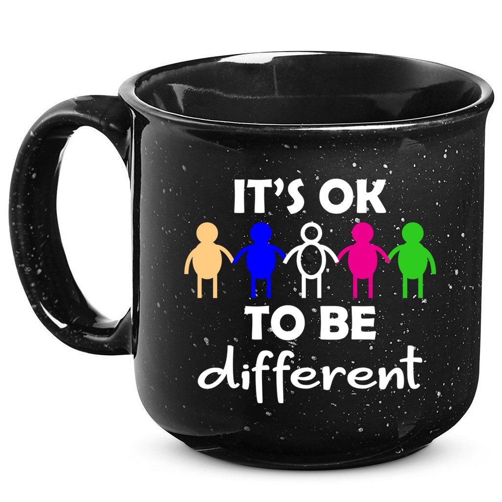 It's Ok To Be Different Equality 15oz Campfire Ceramic Mug