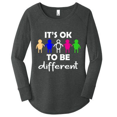 It's Ok To Be Different Equality Women's Perfect Tri Tunic Long Sleeve Shirt