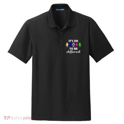 It's Ok To Be Different Equality Dry Zone Grid Polo