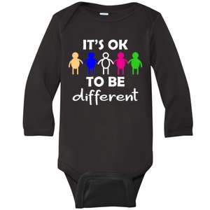 It's Ok To Be Different Equality Baby Long Sleeve Bodysuit