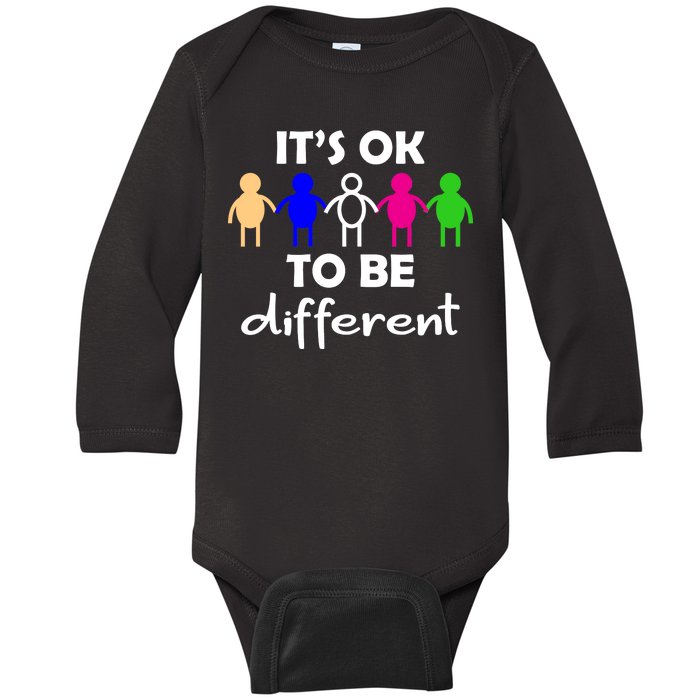 It's Ok To Be Different Equality Baby Long Sleeve Bodysuit