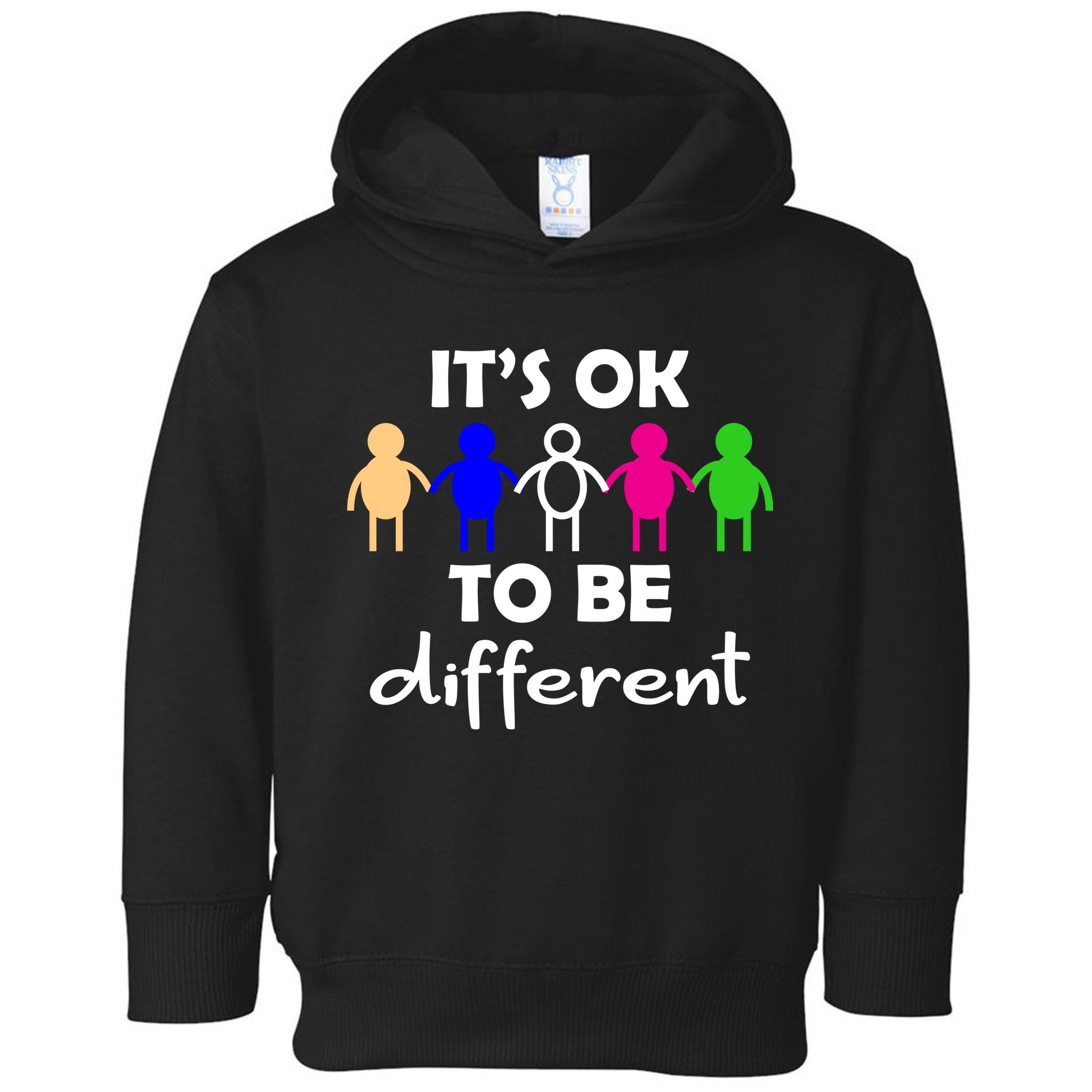 It's Ok To Be Different Equality Toddler Hoodie