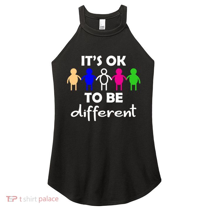 It's Ok To Be Different Equality Women's Perfect Tri Rocker Tank
