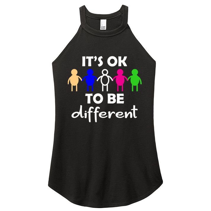 It's Ok To Be Different Equality Women's Perfect Tri Rocker Tank